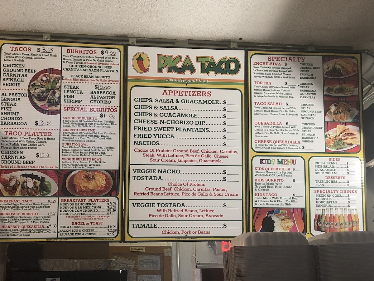 Menu - Dc Taco & Wings photo 4